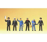 Preiser 10086 French Railway Personnel (6) Exclusive Figure Set