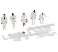 Preiser 10101 Emergency Team (5) with Stretcher Exclusive Figure Set