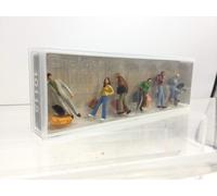 Preiser 10115 HO/OO Gauge Walking Passengers (6) Exclusive Figure Set (A)