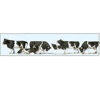 PREISER 10145 HO Scale Black And White Spotted Cows