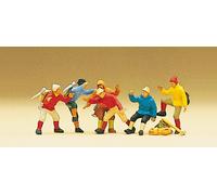 Preiser 10190 Mountain Climbers (6) with Equipment Exclusive Figure Set