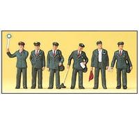 Preiser 10238 Ho Scale Italian Railway Workers Era IV/V (Set Includes 6 Pieces)