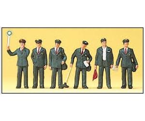 Preiser 10238 Ho Scale Italian Railway Workers Era IV/V (Set Includes 6 Pieces)