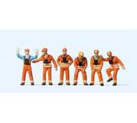 Preiser 10245 Shunting Personnel DB Figure Set HO NEW