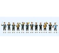 Preiser 10250 Bavarian Brass Band Figure Set HO NEW