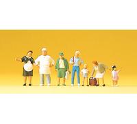 Preiser 10275 Bakers Krause (2) and Customers (5) Exclusive Figure Set
