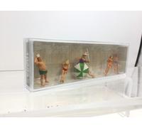 Preiser 10283 Family Krause At The Beach Pre Painted H0/00 1:87Scale Figure Set+
