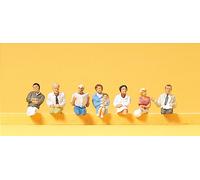 Preiser 10298 Seated Passengers Coaches (6) Exclusive Figure Set
