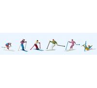 Preiser 10313 Ski Downhill Skier Figure Pack HO NEW