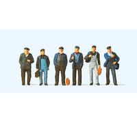 Preiser Figure Set 10350 Industrial Workers – 6 Figures – Exclusive – HO
