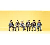 Preiser 10351 Sitting Industrial And Port Workers, H0
