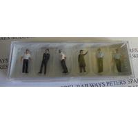 Preiser 10371 British Police Officers (Pk6) OO/HO Gauge
