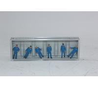 Preiser 10373 Blue Workers 6 Figures H0 1:87 New in OVP