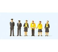 Preiser 10375 Railway Personnel (Pk6) Exclusive Figure Set HO/OO Gauge