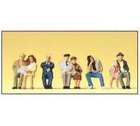 PREISER 10384 Scale Ho Travellers Seated Complete Legs (Suitable for Trains)