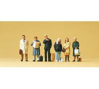 Preiser 10411 Waiting Passengers (6) Exclusive Figure Set