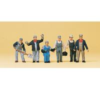 Preiser H0 10453 Figure Set Personnel US Freight Train 1:87