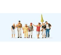 Preiser 10455 Tour Guide, Tourists, H0