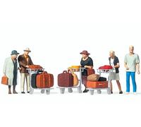Preiser 10459 Travellers (5) with Luggage 1:87