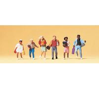 Preiser 10476 Schoolchildren on the Way Home (6) Exclusive Figure Set