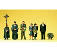 Preiser 10519 Protestant Funeral (6) Exclusive Figure Set