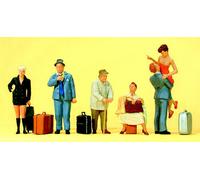 Preiser 10540 Travellers (6) Exclusive Figure Set