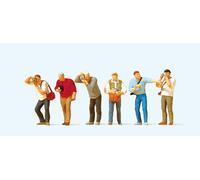 Preiser 10545 Trainspotters (6) Exclusive Figure Set