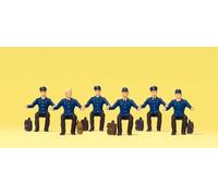 Preiser 10557 Gauge H0 Diesel locomotive drivers, seated 1:87 HO