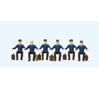 Preiser 10557 Train Driver DB, Sitting (For Diesel Locomotive), H0