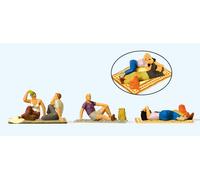 Preiser 10618 Taking a Rest (5) Exclusive Figure Set
