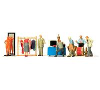 Preiser 10619 At the Flea Market Scene (6) Exclusive Figure Set