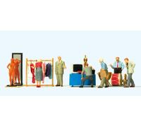 Preiser 10619 At the Flea Market Scene (6) Exclusive Figure Set