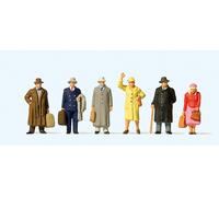 Preiser 10664 HO/OO Gauge Passengers Era III (6) Exclusive Figure Set