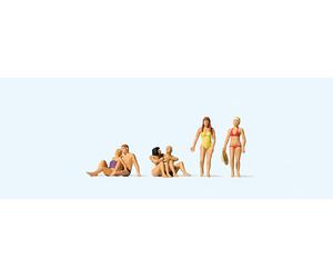 Preiser 10671 On The Beach (Pk6) HO Gauge Figures