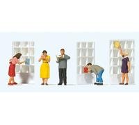 Preiser 10675 At the Bookstore (5) Exclusive Figure Set