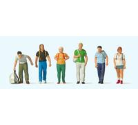 Preiser 10725 Railway Passengers with Backpack, H0