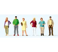 Preiser 10726 Standing Passers By (6) Exclusive Figure Set