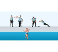 Preiser 10744 Rescued from the Water (5) Exclusive Figure Set
