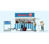 Snack Point Sales Stand (5) Exclusive Figure Set Preiser 10749