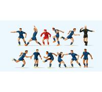 Preiser 10759 Soccer Team, Jersey Blue, H0