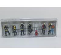 Preiser 10765 Modern Firefighters 7 Figures 1:87 New OVP HO