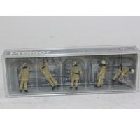 Preiser 10772 Firemen Beige Uniform Technical (5) Exclusive Figure Set