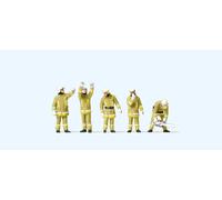 Preiser 10772 Firemen Beige Uniform Technical (5) Exclusive Figure Set