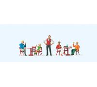 Preiser 10786 At the Bistro (5) Exclusive Figure Set