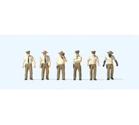 Preiser 10796 HO/OO Gauge US Sheriff Deputies (6) Exclusive Figure Set