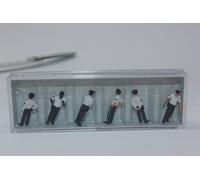 Preiser 10797 US City Police 6 Figures H0 1:87 New in OVP