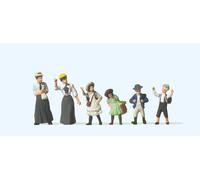 Preiser 12194 Women and Children 1900 (6) Exclusive Figure Set