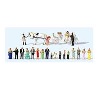 PREISER 13011 HO Scale Wedding Reception With Carriage