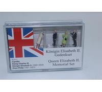 Preiser 13407 Queen Elizabeth King Charles II Commemorative Set H0 1:87 In OVP