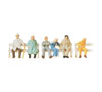 Preiser 14004 Seated passengers, benches 1:87